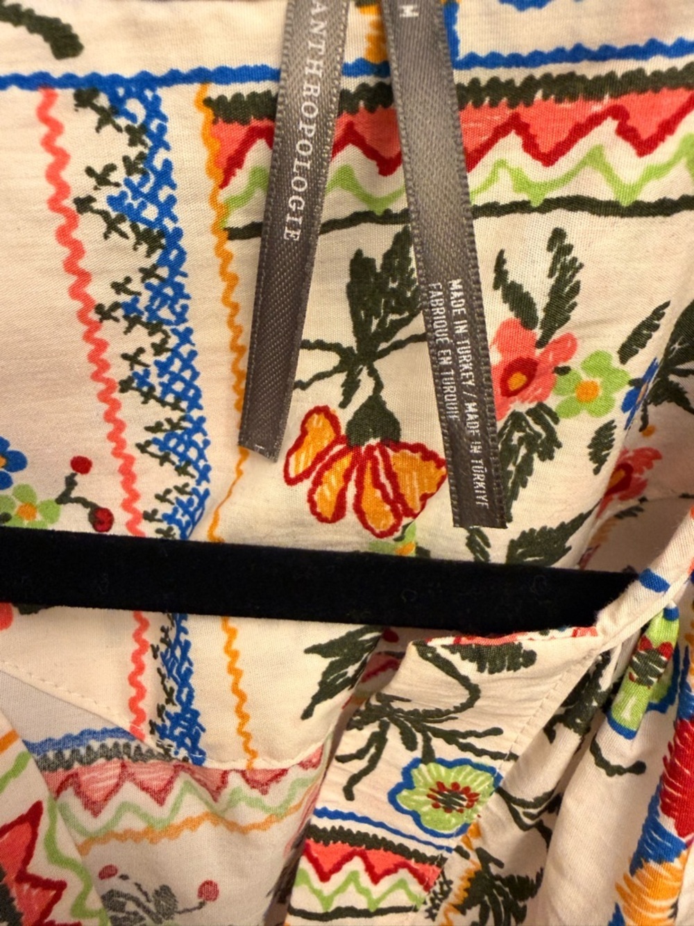 Anthropologie Somerset Maxi Dress Tile Print - Picture 6 of 6